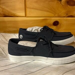 Timberland Men’s Mylo Bay low lace New in box size 10 M Dark Blue canvas color